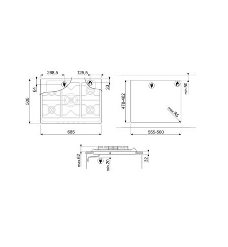 Encimera de Gas Victoria