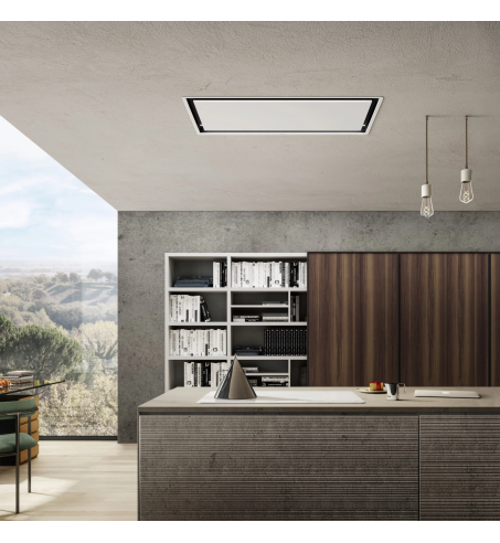 Campana Techo Elica ILLUSION H30 WH/A/100