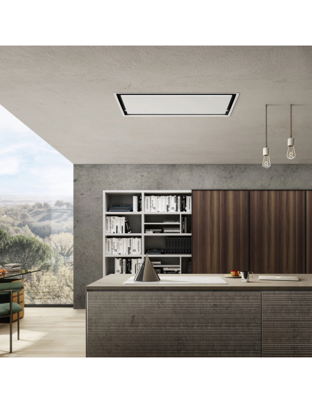 Campana Techo Elica ILLUSION H30 WH/A/100