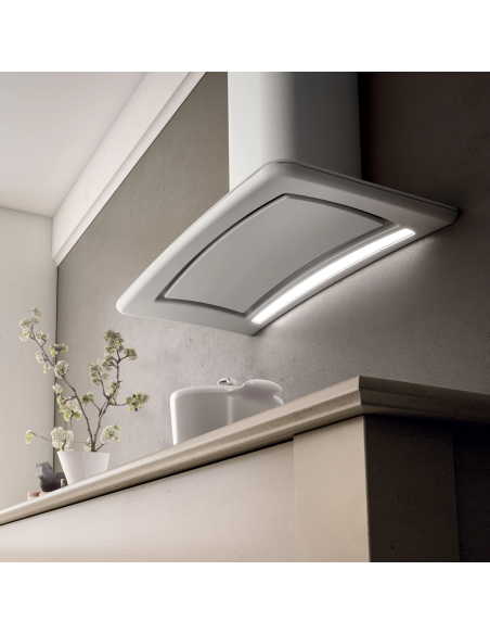Campana Decorativa Pared Elica SWEET WHITE/A/85+CAM