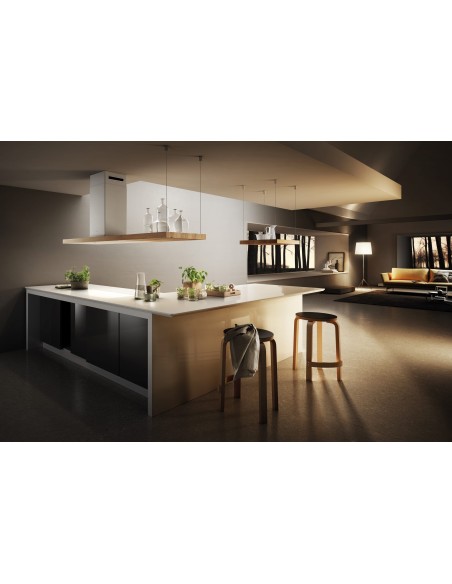 Campana Decorativa Isla  Elica BIO ISLAND BLRO/A/120X53 ROVERE