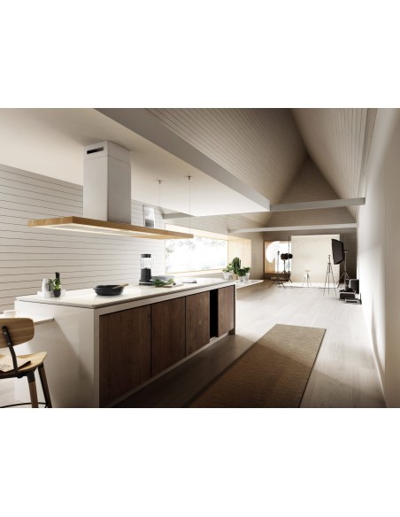 Campana Decorativa Isla  Elica BIO ISLAND BLRO/A/120X53 ROVERE