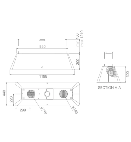 IKONA MAXXI PURE BL MAT/F/120