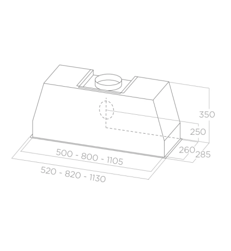 Campana-Grupo filtrante Elica CT35 PRO IX/A/120