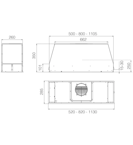 Campana-Grupo filtrante Elica CT35 PRO IX/A/120