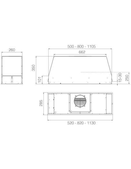 Campana-Grupo filtrante Elica CT35 PRO IX/A/120
