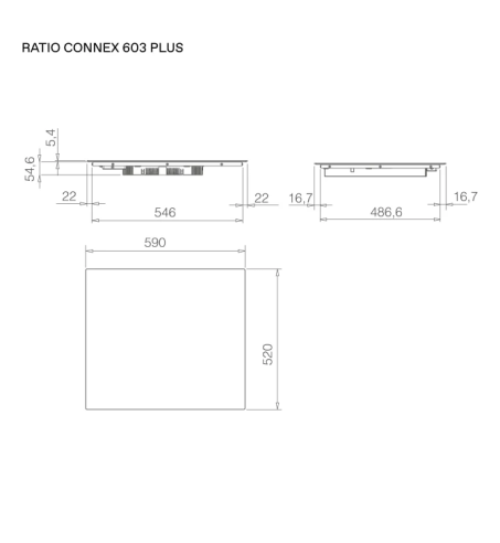 RATIO 603 PLUS CONNECT BL