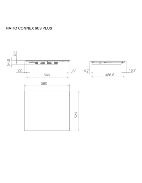 RATIO 603 PLUS CONNECT BL