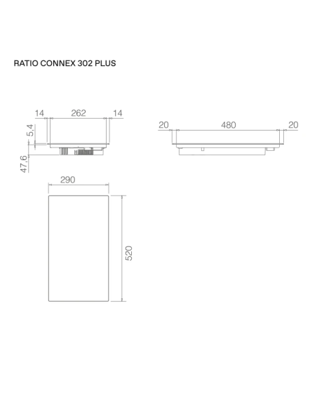 Encimera Inducción 30cm RATIO 302 PLUS CONNECT BL