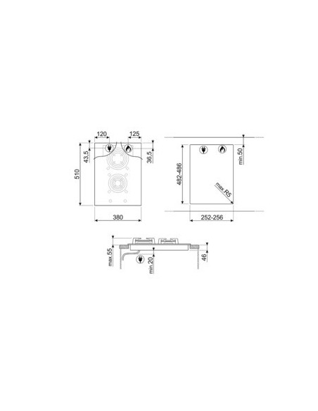 Encimera de cocción Gas