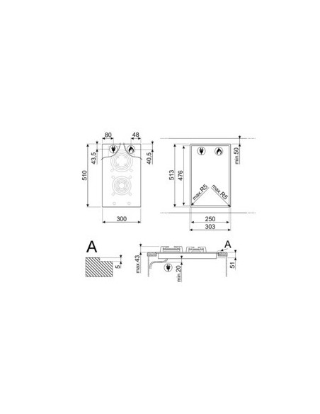 Encimera de cocción Gas
