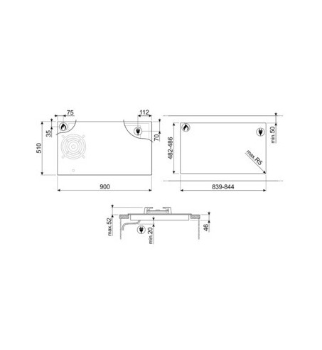 Encimera de cocción Mixto