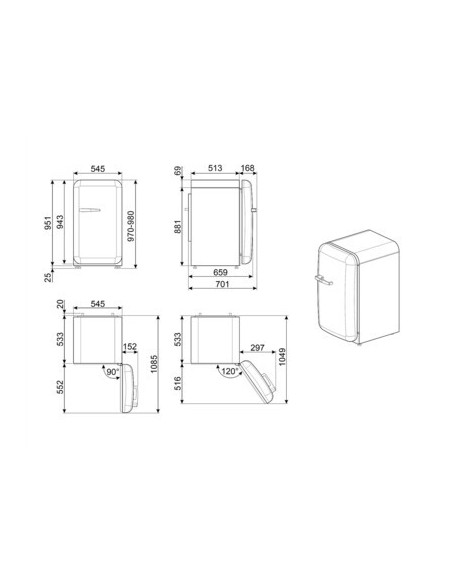 Frigorifico 1 puerta
