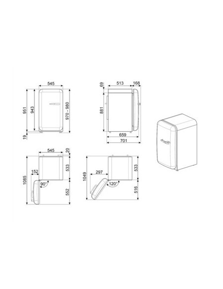 Frigorifico 1 puerta
