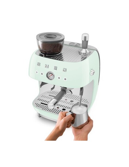Cafetera Espresso Manual con molinillo integrado
