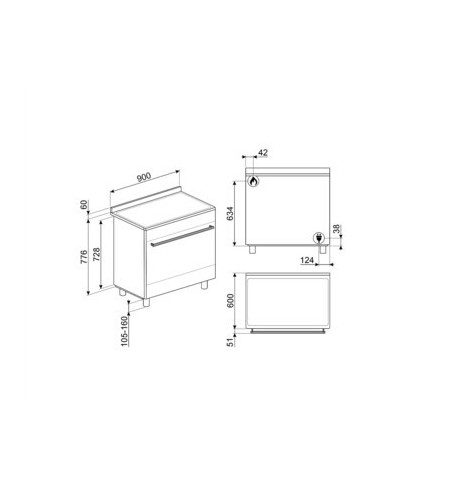 Cocina de Gas Placa
