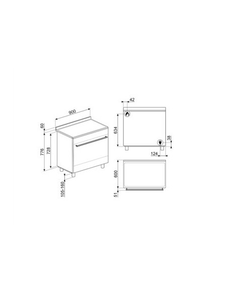 Cocina de Gas Placa