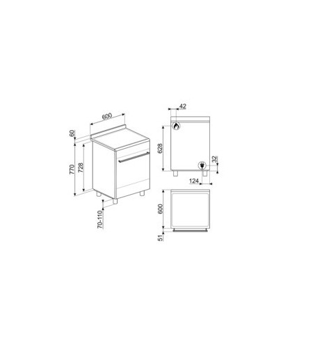 Cocina de Gas Placa