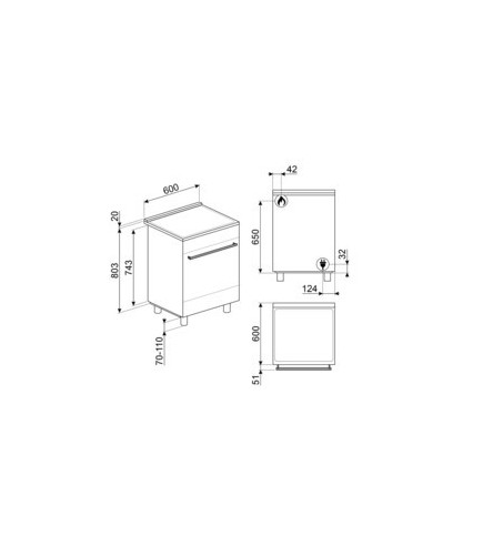 Cocina de Gas Placa