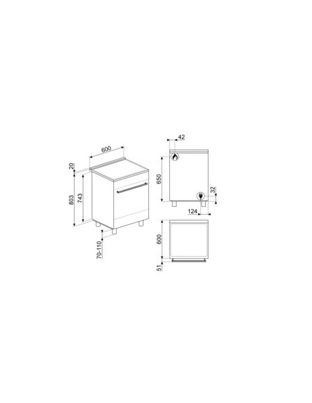 Cocina de Gas Placa