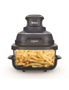 FREIDORA DE AIRE PORTÁTIL DE CRISTAL 4 EN 1 NINJA CRISPI™ AZUL OSCURO METALIZADO 2