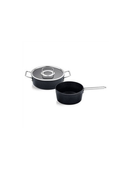 ADAMANT SET DE 2 OLLAS CON TAPA DE CRISTAL