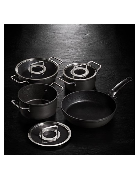 ADAMANT OLLA DE 18 CM CON TAPA DE CRISTAL