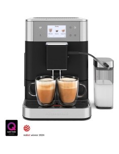 CAFETERA ESPRESSO AUTOMATICA NEGRO PANTALLA LCD 3,5" DEPOSITO LECHE