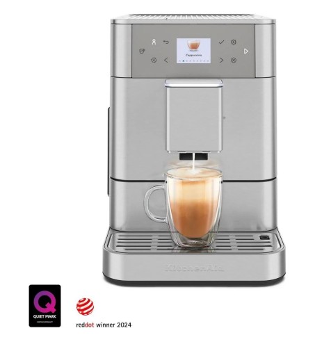 CAFETERA ESPRESSO AUTOMATICA ACERO INOX PANTALLA LCD 2,4"