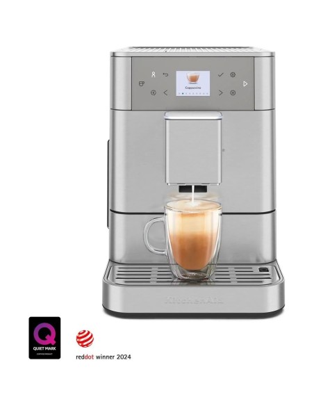 CAFETERA ESPRESSO AUTOMATICA ACERO INOX PANTALLA LCD 2,4"