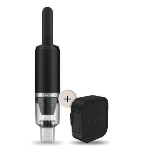 ASPIRADOR MANO INALAMBRICO 12V (CON BATERIA) COLOR NEGRO MATE