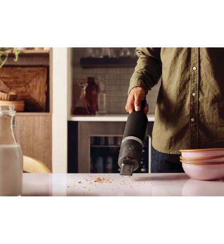 ASPIRADOR MANO INALAMBRICO 12V (CON BATERIA) COLOR NEGRO MATE