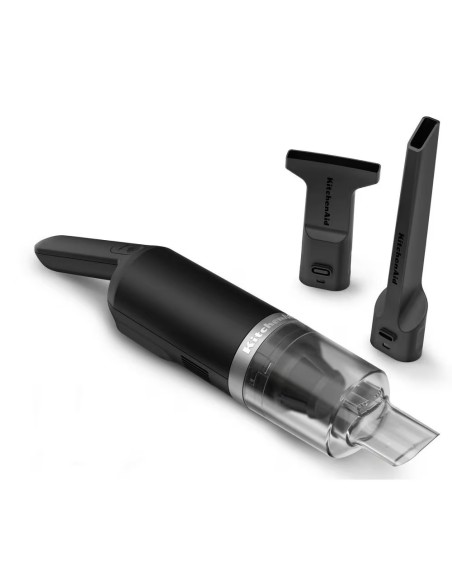 ASPIRADOR MANO INALAMBRICO 12V (CON BATERIA) COLOR NEGRO MATE