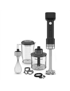 BATIDORA MANO INALAMBRICA 12V (CON BATERIA) CON ACCESORIOS COLOR NEGRO MATE 2