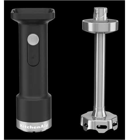 BATIDORA MANO INALAMBRICA 12V (SIN BATERIA) CON ACCESORIOS COLOR NEGRO MATE