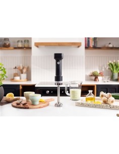 BATIDORA MANO INALAMBRICA 12V (CON BATERIA) COLOR NEGRO MATE