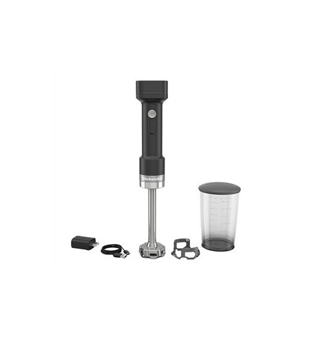 BATIDORA MANO INALAMBRICA 12V (CON BATERIA) COLOR NEGRO MATE