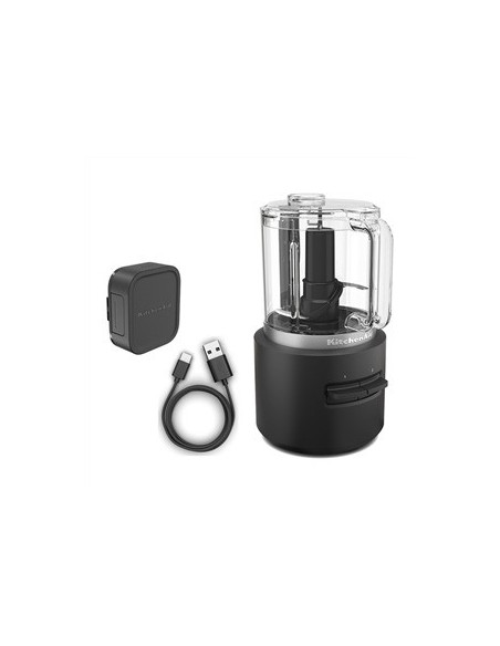 PICADORA INALAMBRICA 12V (CON BATERIA) COLOR NEGRO MATE