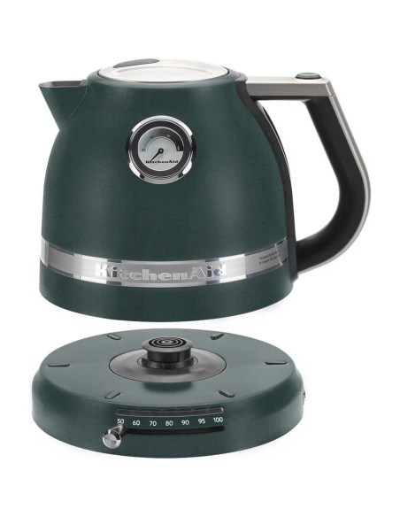 HERVIDOR 1,5L ARTISAN DOBLE PARED VERDE PALMERA