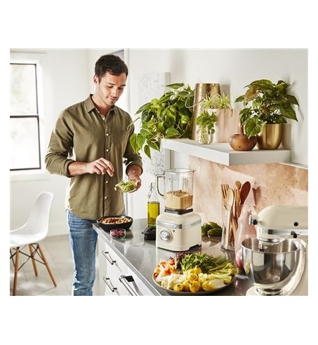 BATIDORA VASO ARTISAN 1,4L, 5 VELOC, 3 PROG, ALMENDRA