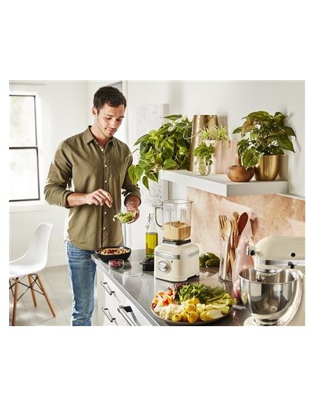 BATIDORA VASO ARTISAN 1,4L, 5 VELOC, 3 PROG, ALMENDRA