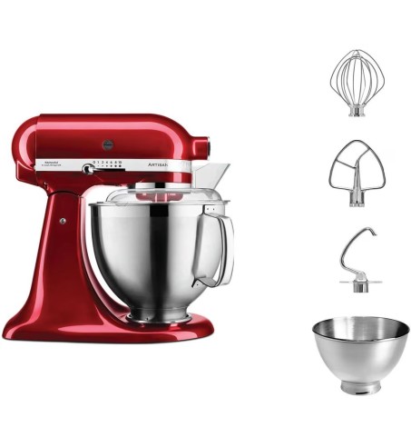 ROBOT ARTISAN 4,8L 6 ACCESORIOS ROJO MANZANA