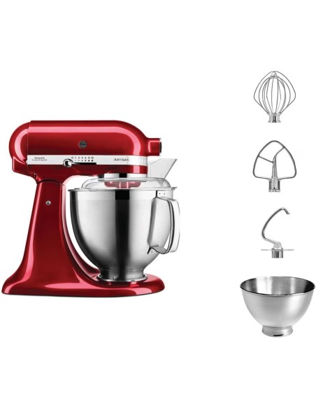 ROBOT ARTISAN 4,8L 6 ACCESORIOS ROJO MANZANA
